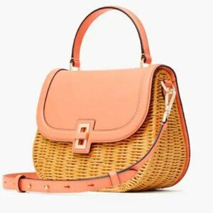 Kate Spade New York Gracie Wicker Medium Top Handle Bag
